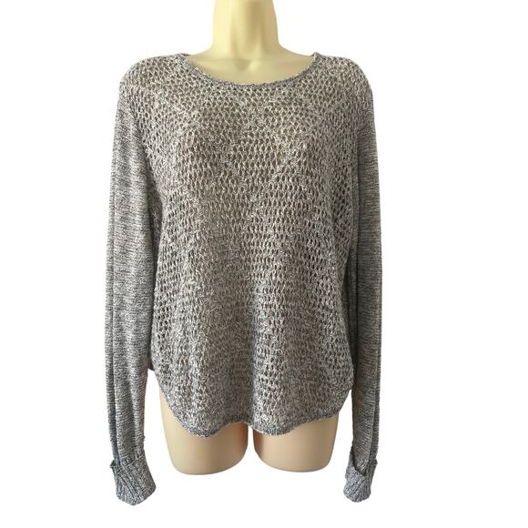 Christopher Banks- Grey Sweater Pullover Womens Petite Size Large - Picture 1 of 8